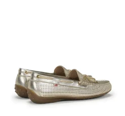 Fluchos BRUNI F1428 Mocasín Dorado New
