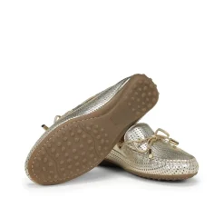 Fluchos BRUNI F1428 Mocasín Dorado New
