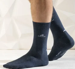 Fluchos CA0009 Calcetines Largos Rayas y Azul Discount