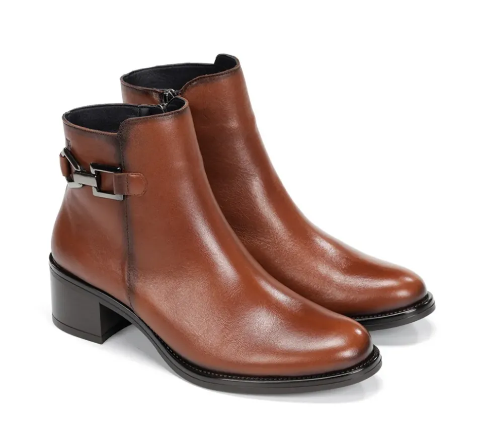 Fluchos CHIARA D9347 Botín Marrón Clearance