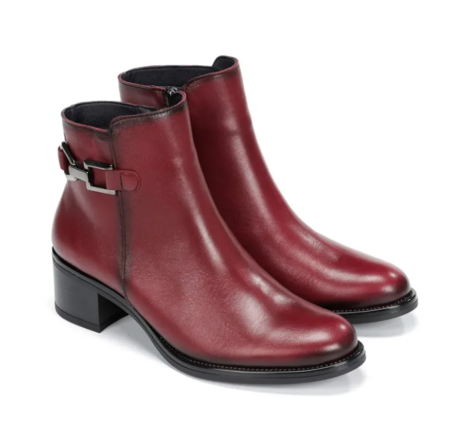 Fluchos CHIARA D9347 Botín Rojo Clearance