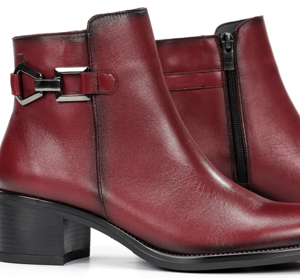 Fluchos CHIARA D9347 Botín Rojo Clearance