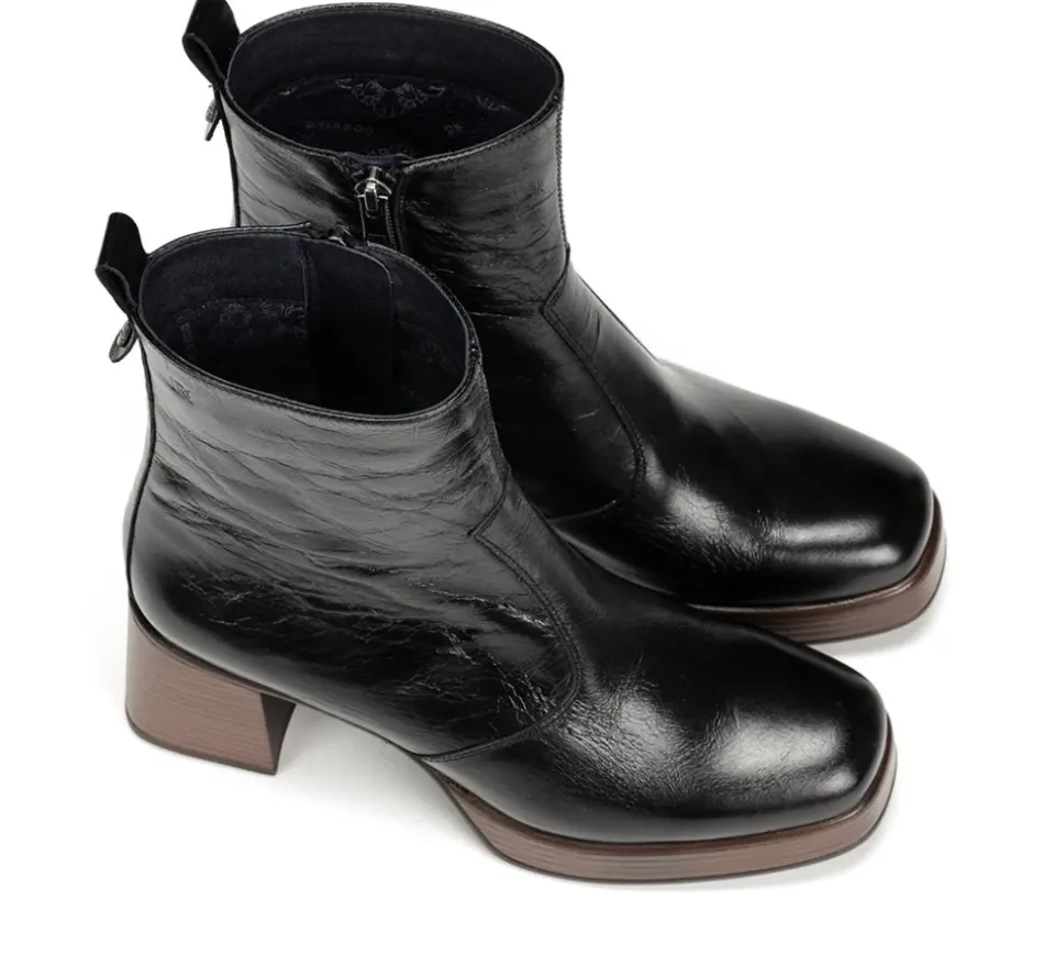 Fluchos CRISTEL D9157 Botín Negro Fashion