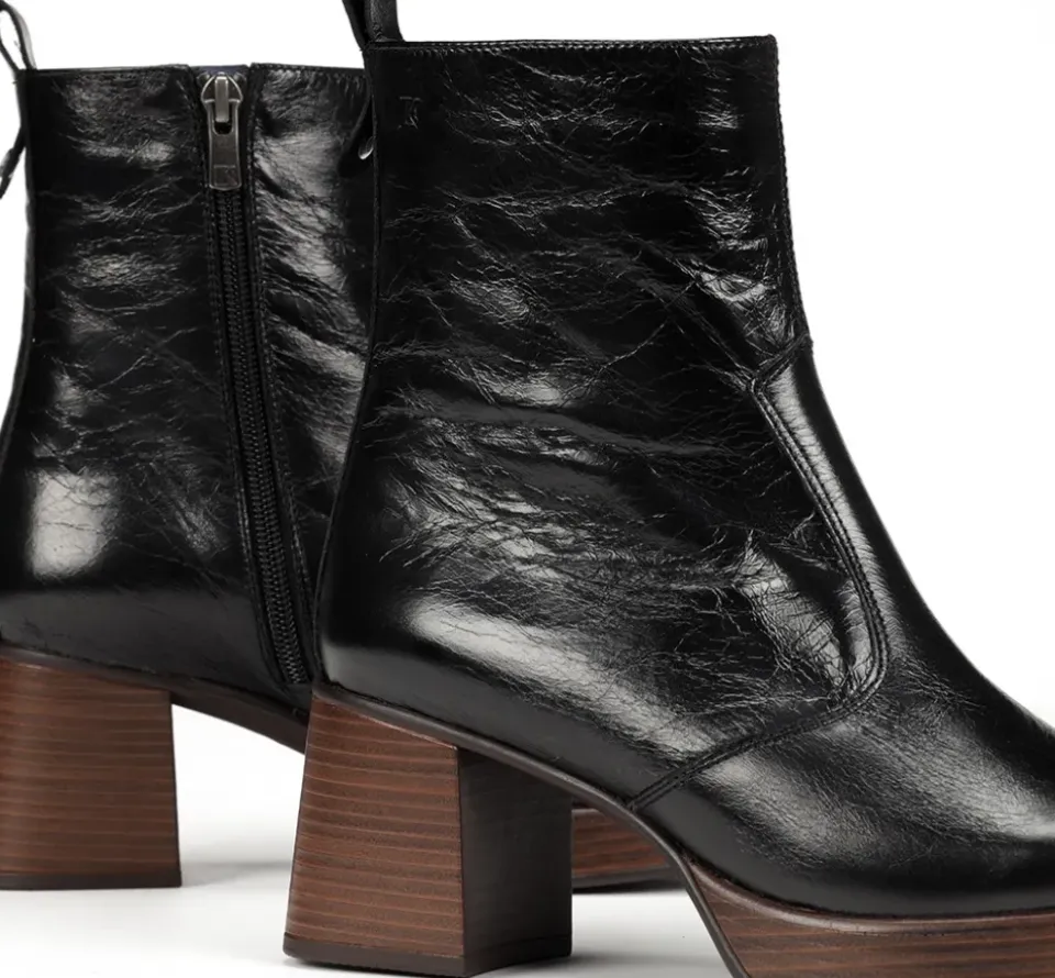 Fluchos CRISTEL D9157 Botín Negro Fashion