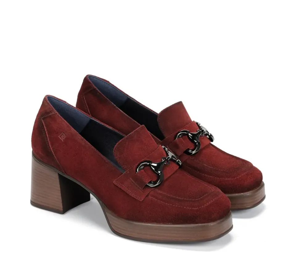 Fluchos CRISTEL D9155 Mocasín Rojo Fashion