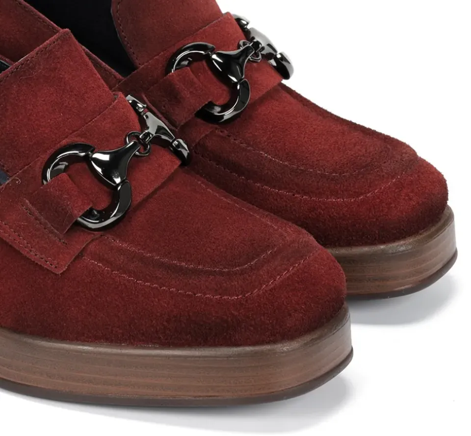 Fluchos CRISTEL D9155 Mocasín Rojo Fashion
