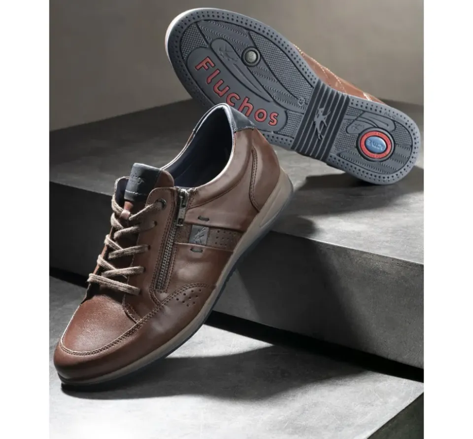 Fluchos DANIEL F1280 Zapato Con Cordones Marrón Sale