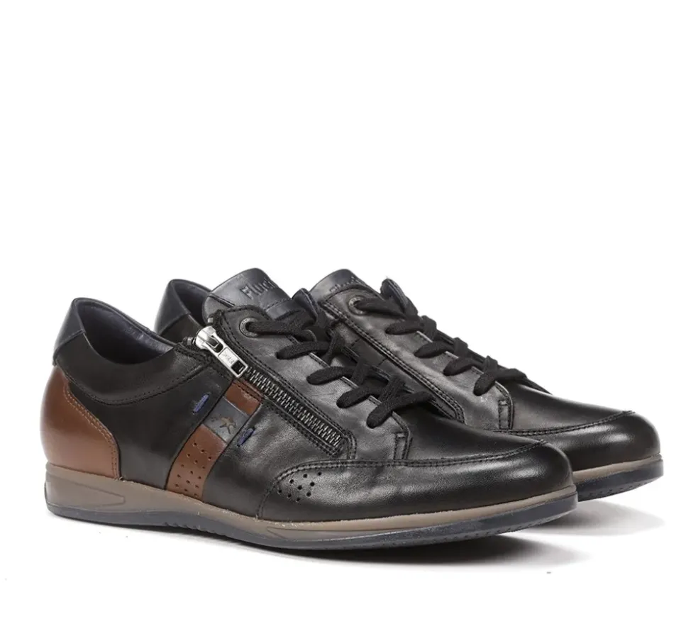 Fluchos DANIEL F1281 Zapato Con Cordoness Negro Outlet