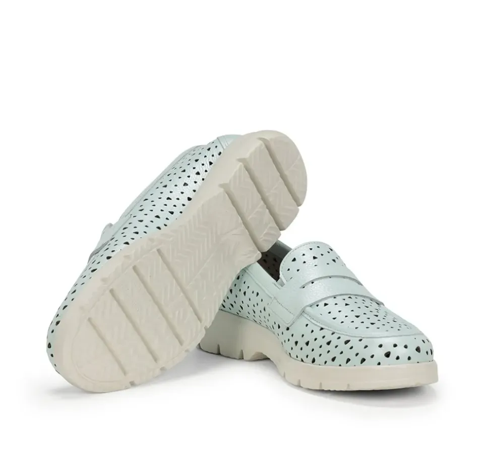 Fluchos GLADIS F1685 Mocasín Verde Clearance