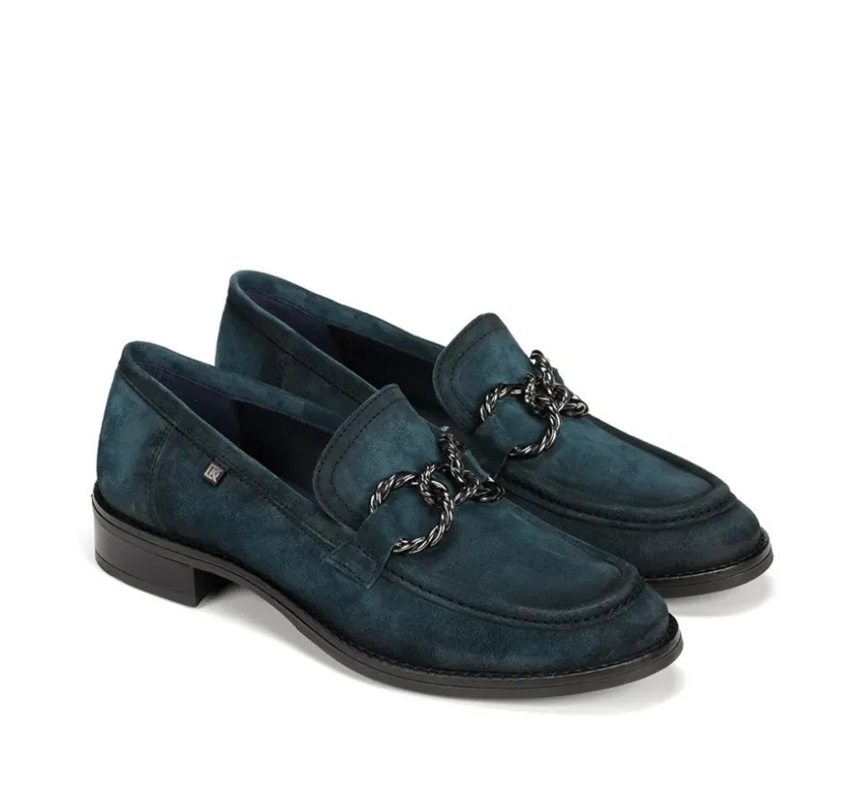 Fluchos HARVARD D9117 Mocasín Azul Fashion