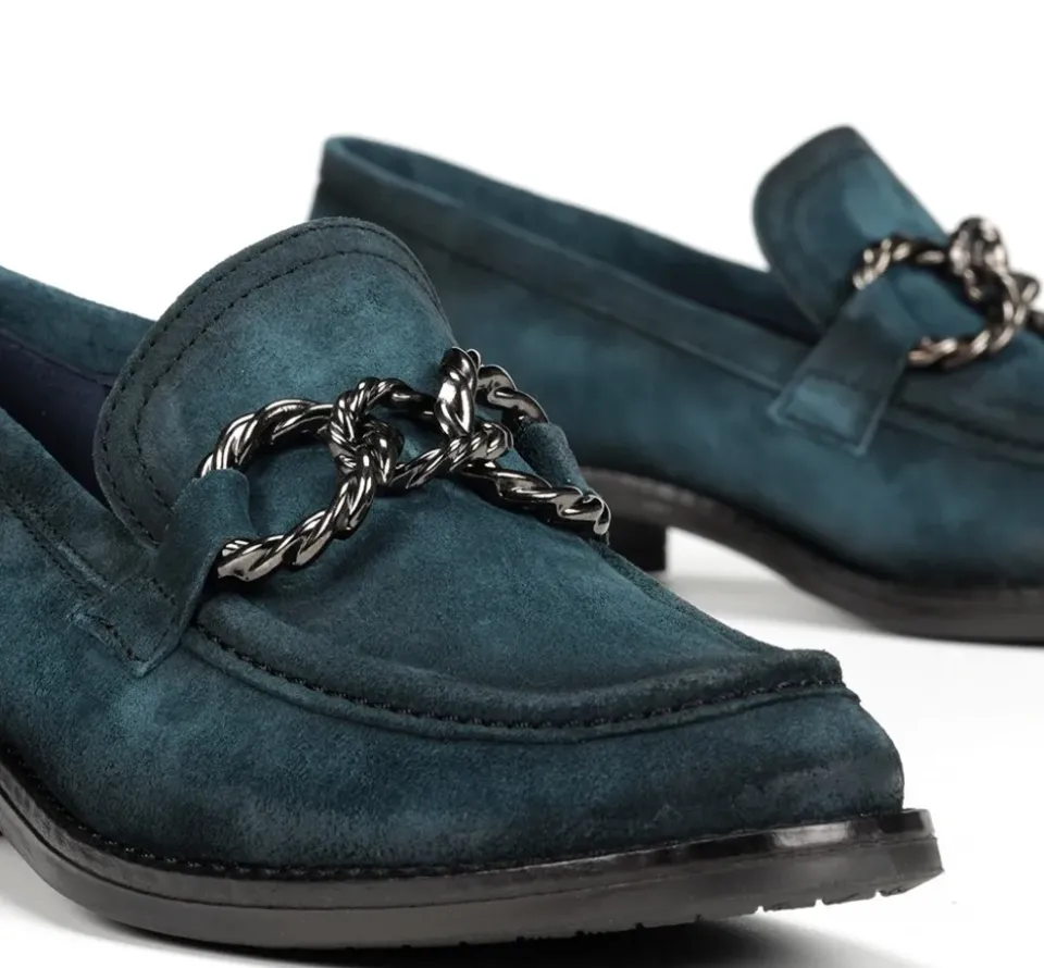 Fluchos HARVARD D9117 Mocasín Azul Fashion