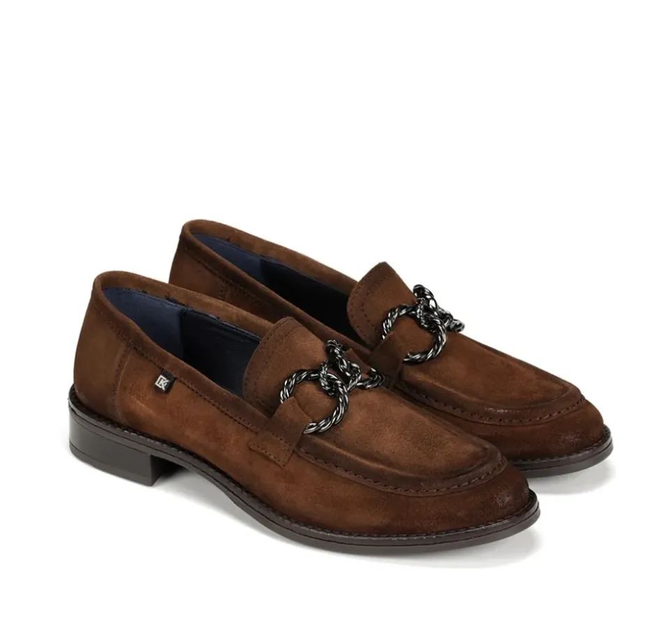 Fluchos HARVARD D9117 Mocasín Marrón New
