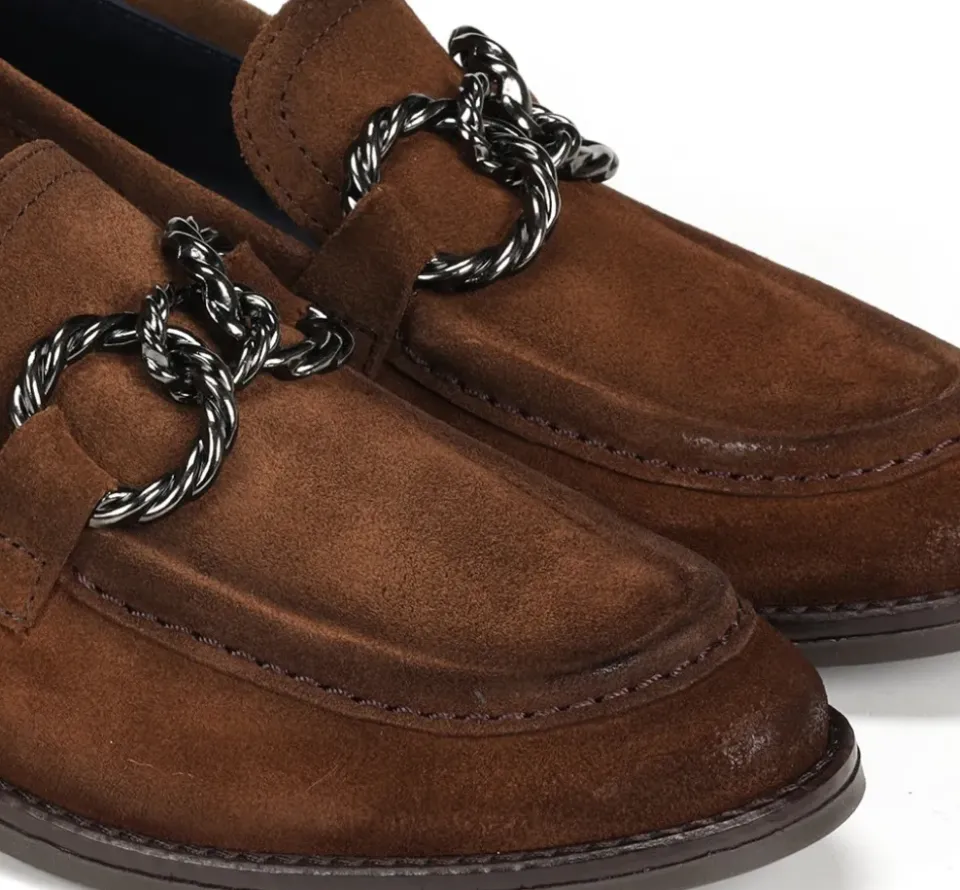 Fluchos HARVARD D9117 Mocasín Marrón New