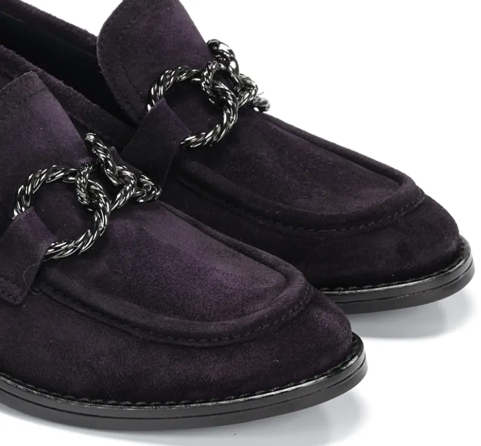 Fluchos HARVARD D9117 Mocasín Morado Outlet