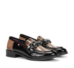 Fluchos HARVARD D9118 Mocasín Negro Fashion