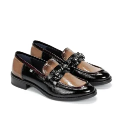 Fluchos HARVARD D9118 Mocasín Negro Fashion