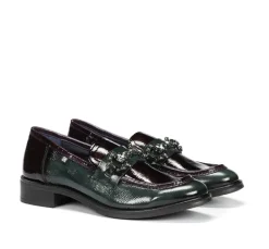 Fluchos HARVARD D9118 Mocasín Verde Clearance