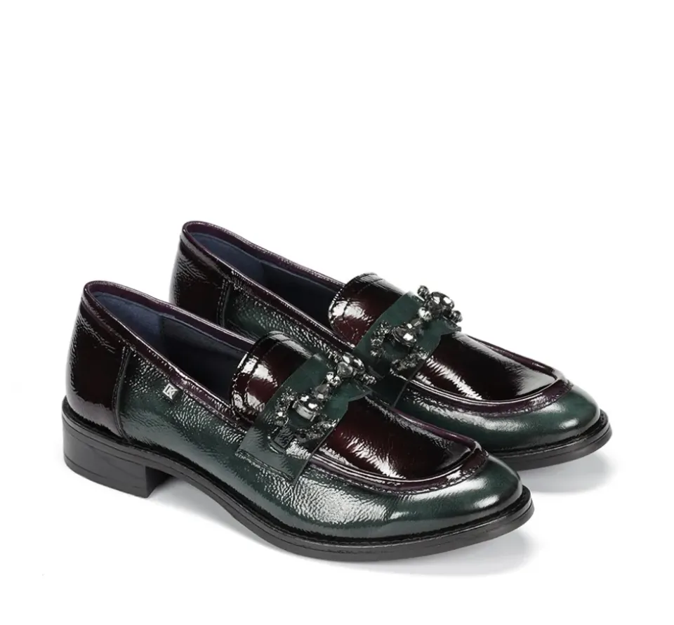 Fluchos HARVARD D9118 Mocasín Verde Clearance