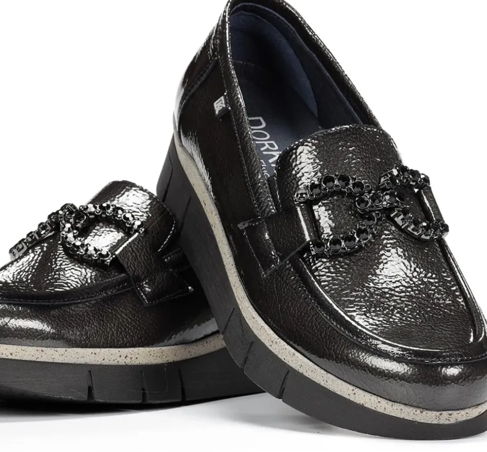 Fluchos INDIA D9325 Mocasín Gris Sale