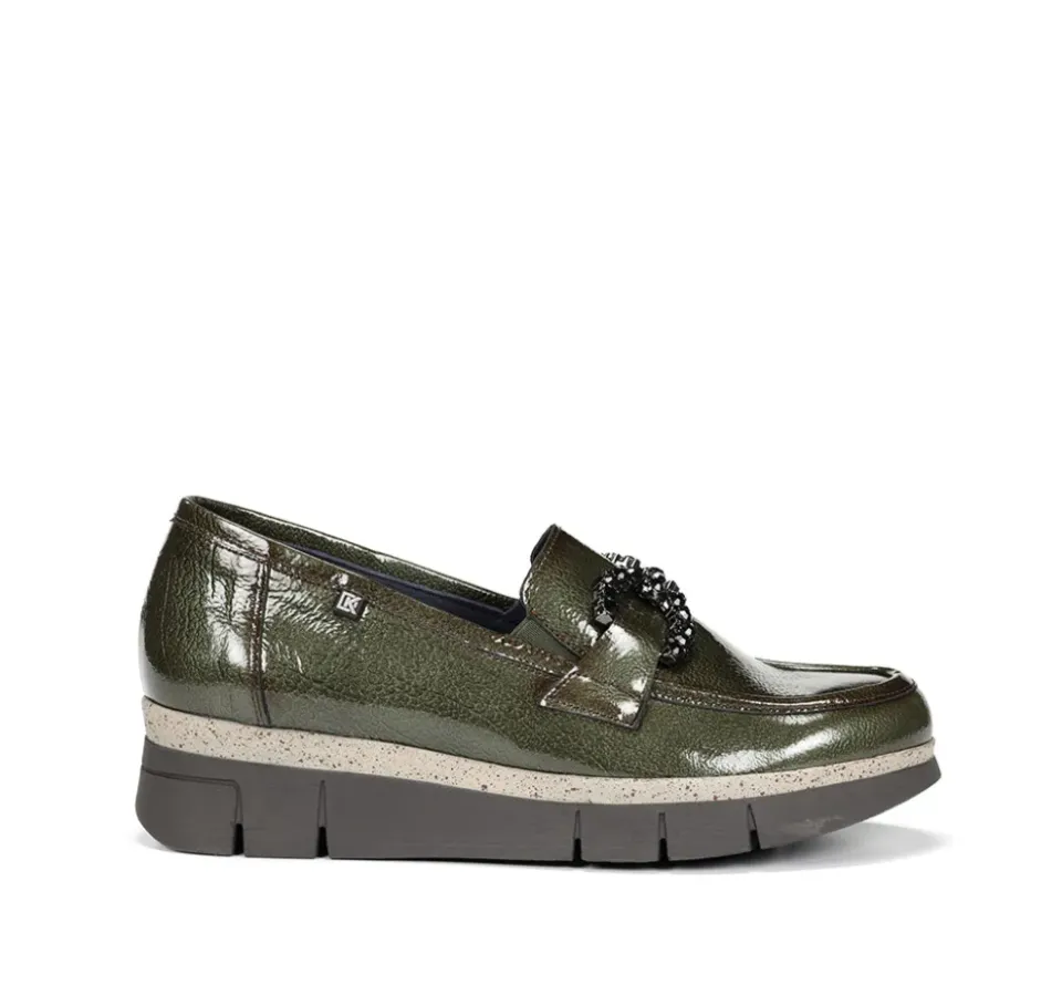 Fluchos INDIA D9325 Mocasín Verde Clearance
