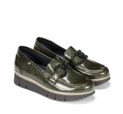 Fluchos INDIA D9325 Mocasín Verde Clearance