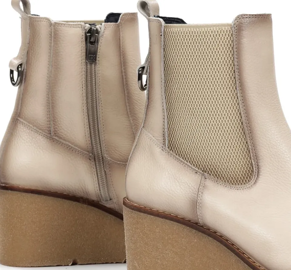 Fluchos LALIE D9191 Botín Taupe Discount