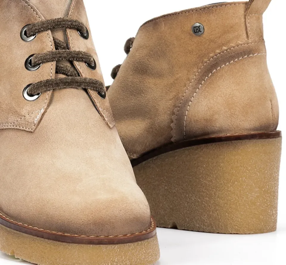 Fluchos LALIE D9357 Zapato Taupe New