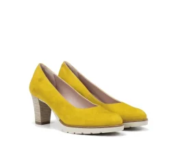 Fluchos OPIUM D8131 ZapatodeTacón Amarillo Fashion