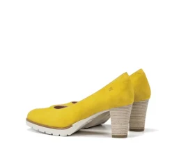 Fluchos OPIUM D8131 ZapatodeTacón Amarillo Fashion