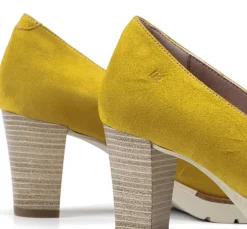 Fluchos OPIUM D8131 ZapatodeTacón Amarillo Fashion