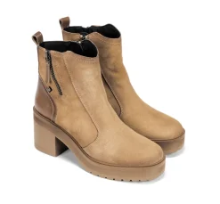 Fluchos SARAH D9353 Botín Taupe Fashion
