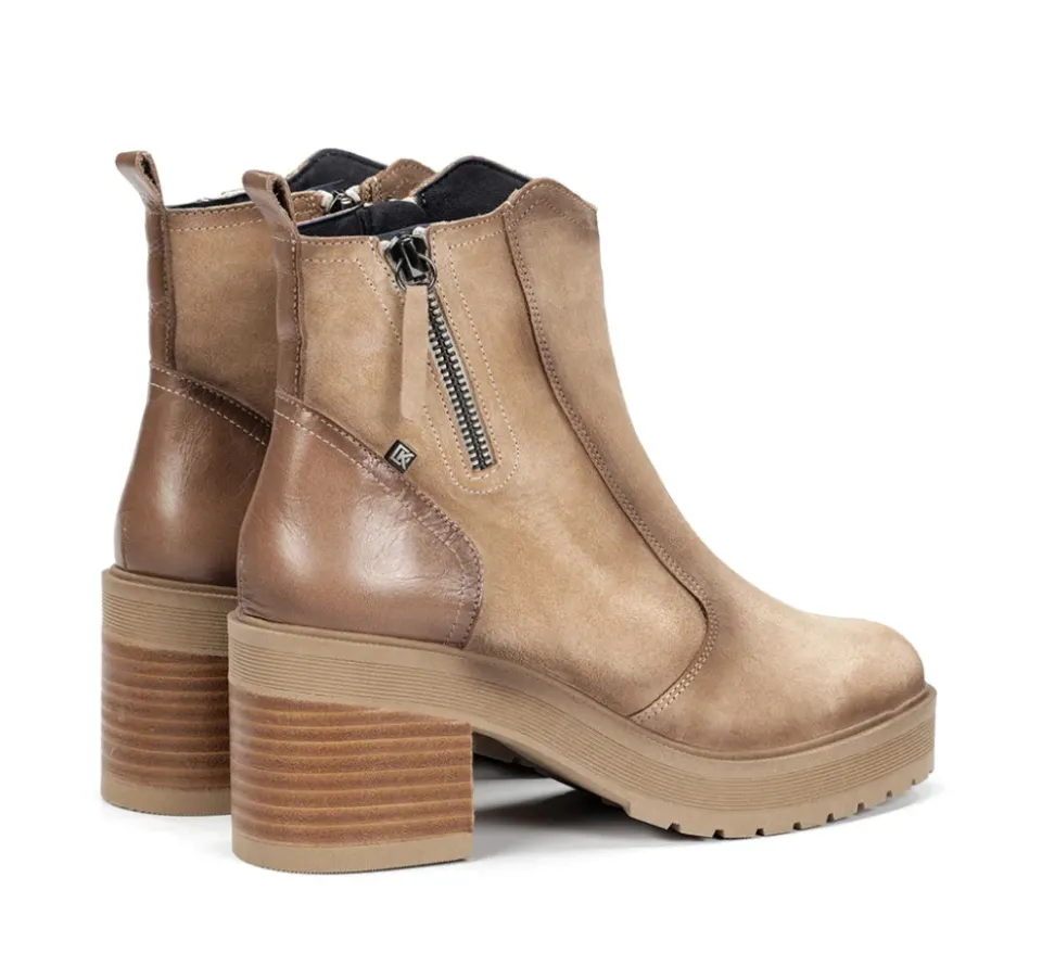 Fluchos SARAH D9353 Botín Taupe Fashion