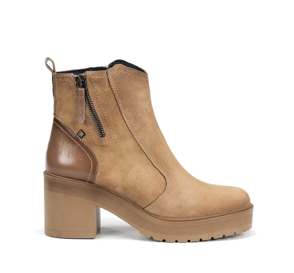 Fluchos SARAH D9353 Botín Taupe Fashion