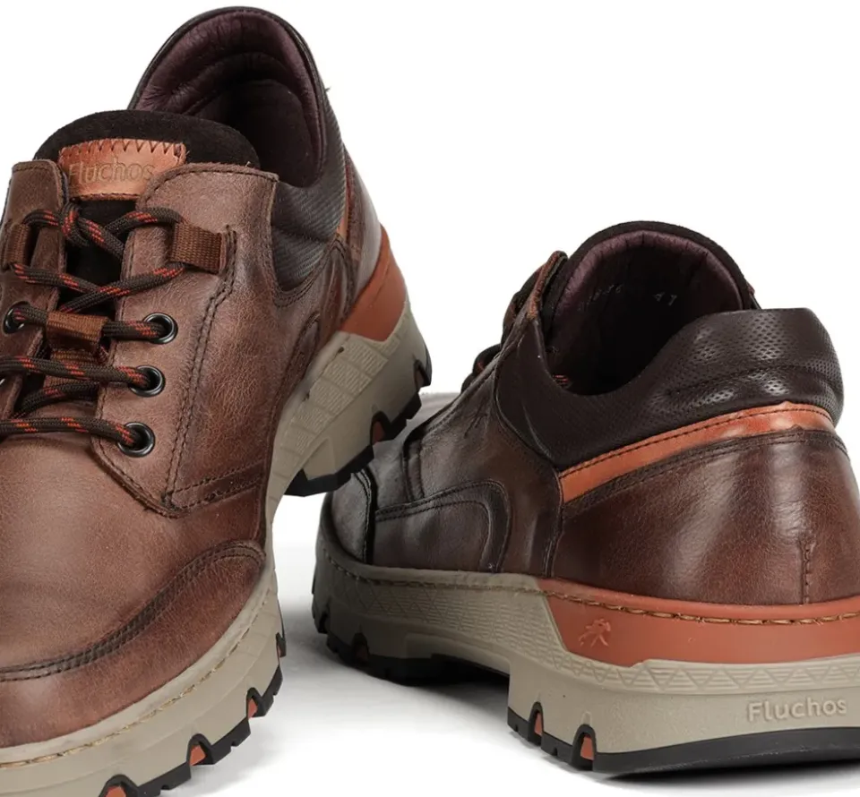 Fluchos SIGURD F1846 Zapato Marrón New