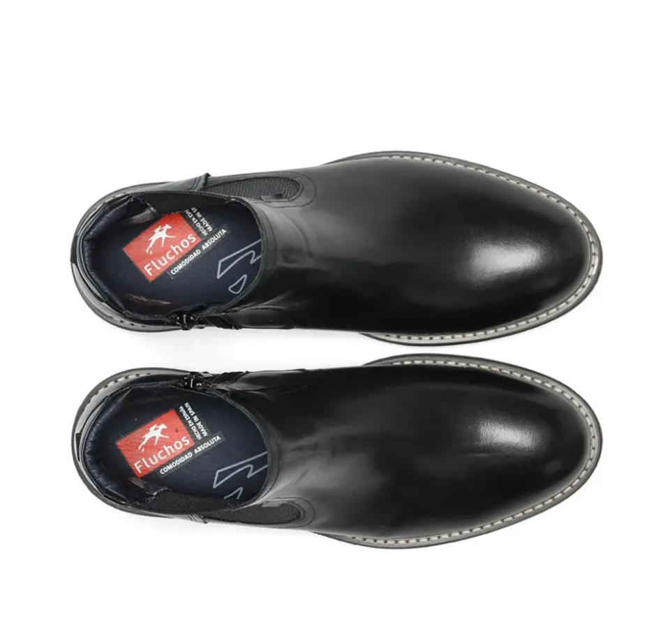 Fluchos TERRY F1343 Botín Negro Fashion