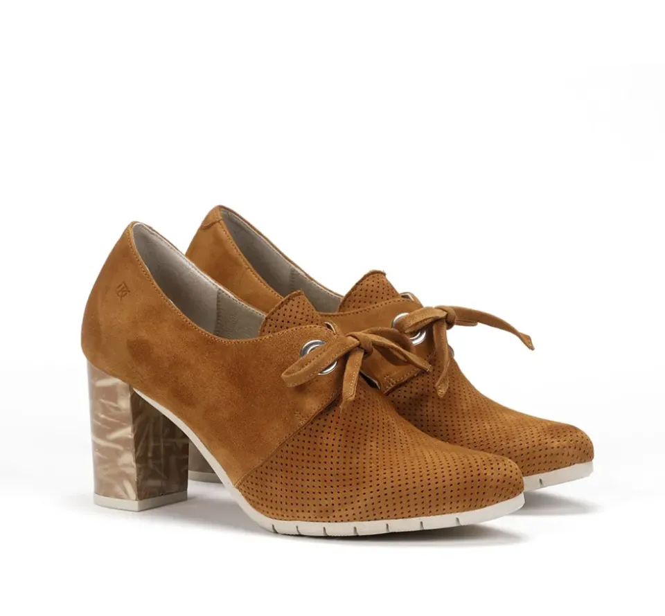 Fluchos TIAN D8738 ZapatodeTacón Marrón Sale