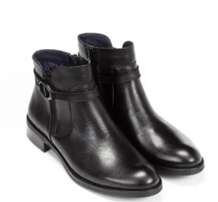 Fluchos TIERRA D8003 Botín Negro Fashion