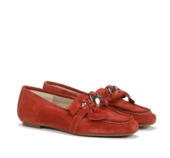 Fluchos TIGRE D8792 Mocasín Rojo New