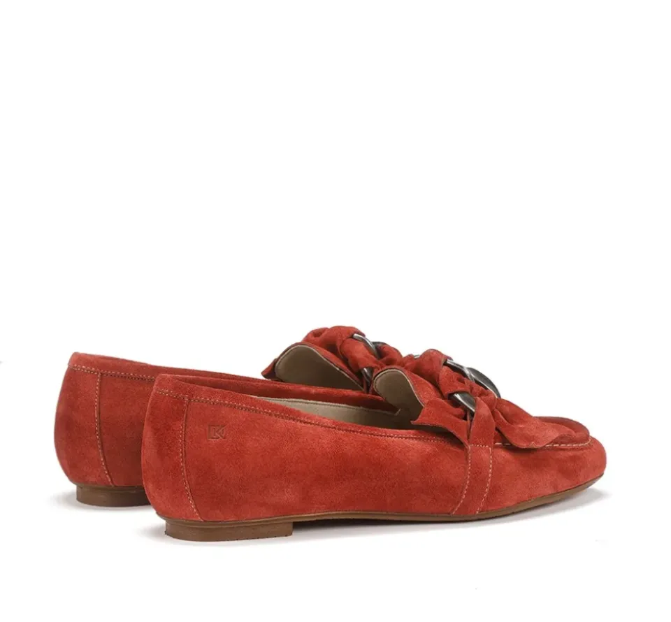 Fluchos TIGRE D8792 Mocasín Rojo New