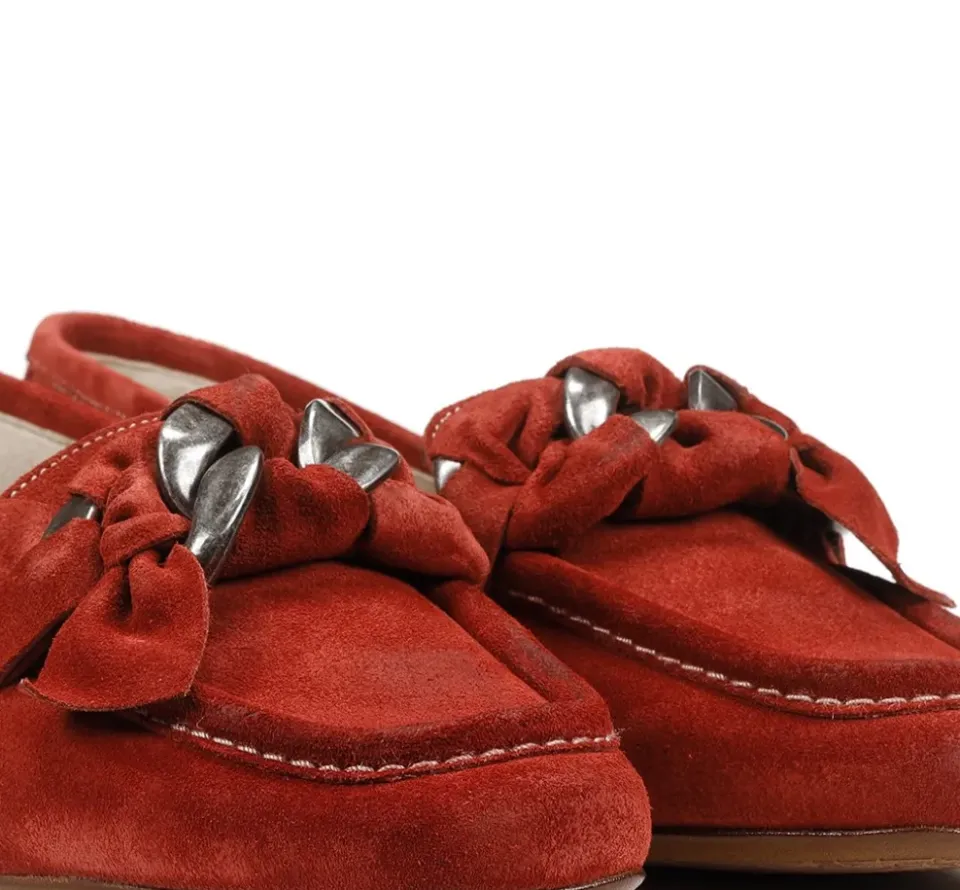 Fluchos TIGRE D8792 Mocasín Rojo New