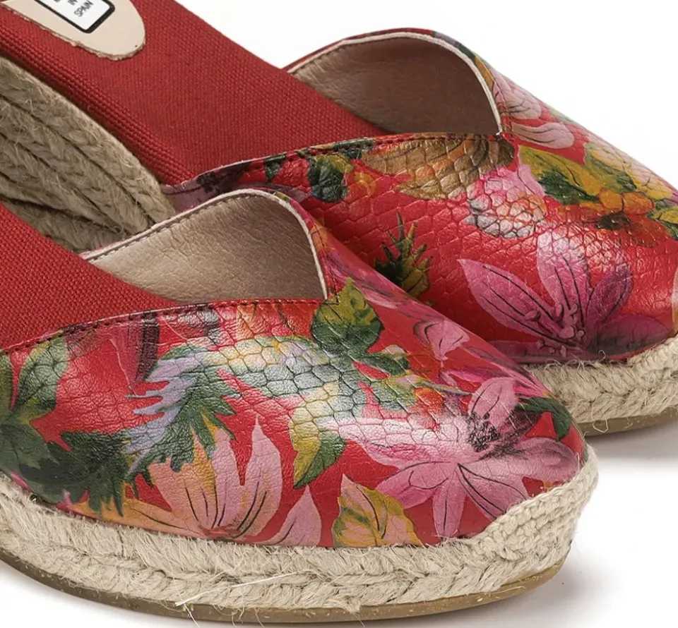 Fluchos VISION D8814 Sandalia Roja Fashion