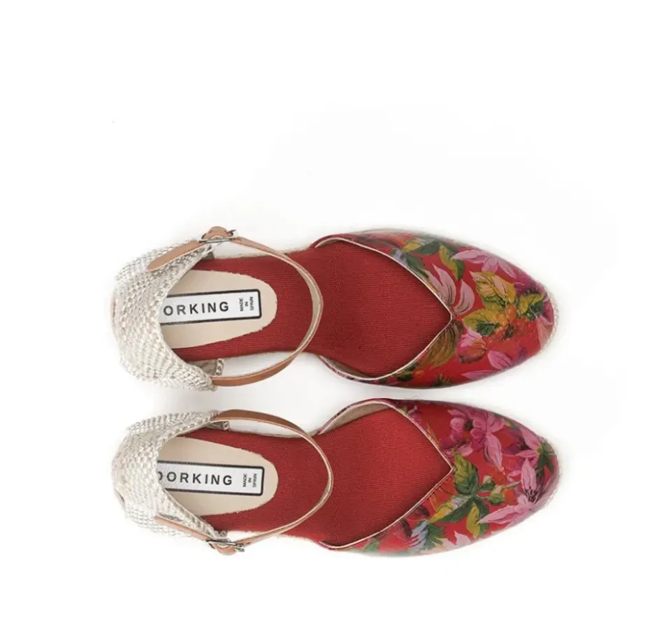 Fluchos VISION D8814 Sandalia Roja Fashion