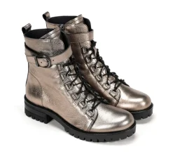 Fluchos WALKING D8837 Botín Plata New